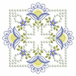 Candlewick Jacobean Flower Quilts 02(Sm)