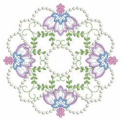 Candlewick Jacobean Flower Quilts 05(Sm) machine embroidery designs