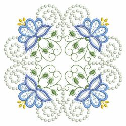Candlewick Jacobean Flower Quilts 06(Sm) machine embroidery designs