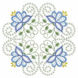 Candlewick Jacobean Flower Quilts 06(Lg) machine embroidery designs