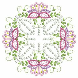 Candlewick Jacobean Flower Quilts 07(Sm) machine embroidery designs