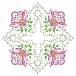 Candlewick Jacobean Flower Quilts 10(Sm) machine embroidery designs