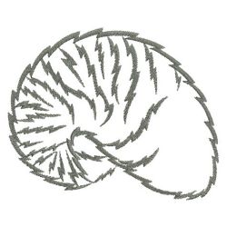 Seashell Silhouettes 05(Sm) machine embroidery designs