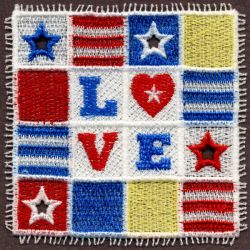 FSL Patriotic Doily 01 machine embroidery designs