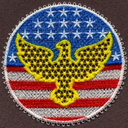 FSL Patriotic Doily 04 machine embroidery designs