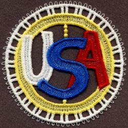 FSL Patriotic Doily 07 machine embroidery designs