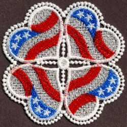 FSL Patriotic Doily 11 machine embroidery designs