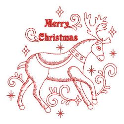 Redwork Season Greetings 01(Sm) machine embroidery designs