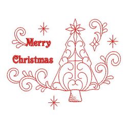 Redwork Season Greetings 02(Md) machine embroidery designs