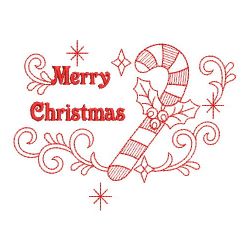 Redwork Season Greetings 05(Sm) machine embroidery designs