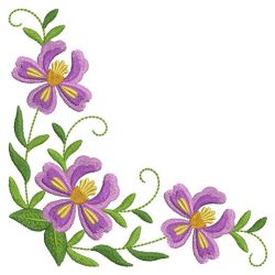 Heirloom Folk Art Flowers machine embroidery designs