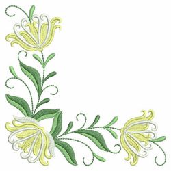 Heirloom Folk Art Flowers 05 machine embroidery designs