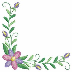 Heirloom Folk Art Flowers 10 machine embroidery designs