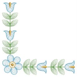 Heirloom Rippled Flowers 05 machine embroidery designs