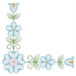 Heirloom Rippled Flowers 10 machine embroidery designs