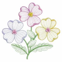 Rippled Pansies 03(Lg) machine embroidery designs
