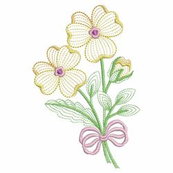 Rippled Pansies 07(Lg) machine embroidery designs