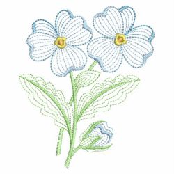 Rippled Pansies 11(Md) machine embroidery designs