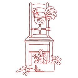 Redwork Country Treasure 07(Md) machine embroidery designs