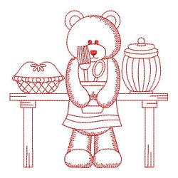 Redwork Country Bear 03(Lg)