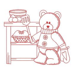 Redwork Country Bear 07(Lg)