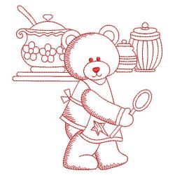 Redwork Country Bear 08(Lg)