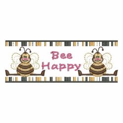 Cute Bee 02 machine embroidery designs