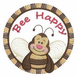 Cute Bee 05 machine embroidery designs