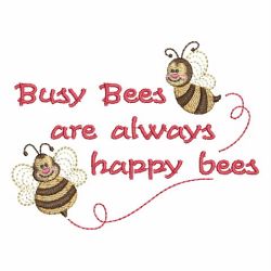 Cute Bee 06 machine embroidery designs