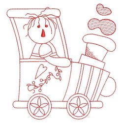 Redwork Country Train(Sm) machine embroidery designs
