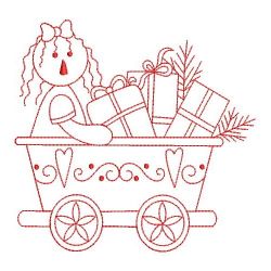 Redwork Country Train 05(Md) machine embroidery designs