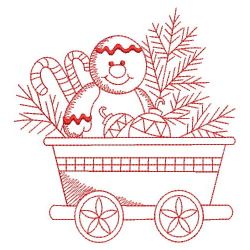 Redwork Country Train 06(Md) machine embroidery designs
