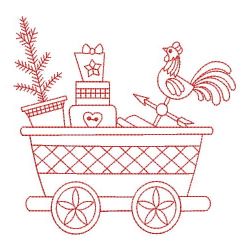 Redwork Country Train 09(Sm) machine embroidery designs