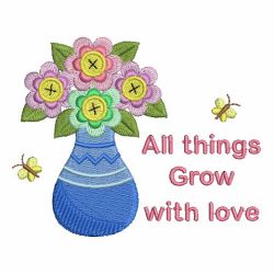 All Things Grow With Love 04 machine embroidery designs