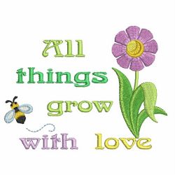 All Things Grow With Love 05 machine embroidery designs