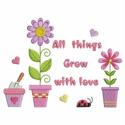 All Things Grow With Love 09 machine embroidery designs