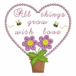 All Things Grow With Love 11 machine embroidery designs