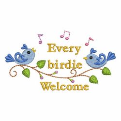 Every Birdie Welcome 03 machine embroidery designs