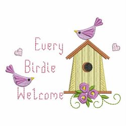 Every Birdie Welcome 04 machine embroidery designs