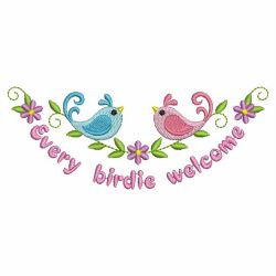 Every Birdie Welcome 06 machine embroidery designs