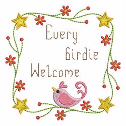Every Birdie Welcome 08 machine embroidery designs