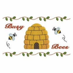 Busy Bees 04 machine embroidery designs