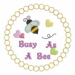 Busy Bees 06 machine embroidery designs