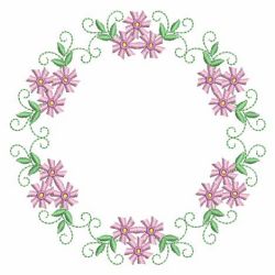 Heirloom Flower Wreath 08(Md) machine embroidery designs