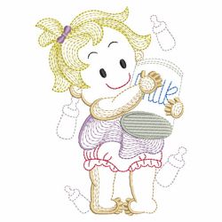 Rippled Lovely Baby 05(Md) machine embroidery designs