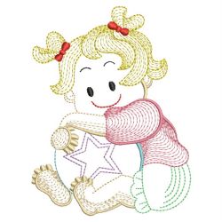 Rippled Lovely Baby 07(Lg) machine embroidery designs
