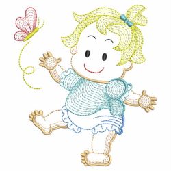 Rippled Lovely Baby 09(Md) machine embroidery designs