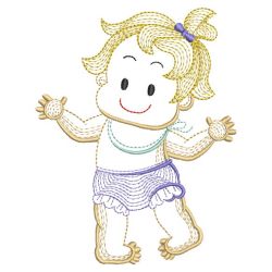 Rippled Lovely Baby 10(Sm) machine embroidery designs