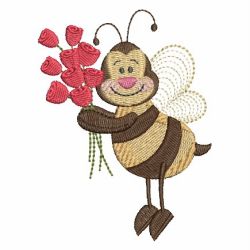 Valentine Bee 03 machine embroidery designs