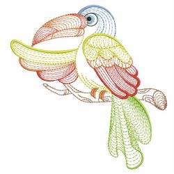 Rippled Colorful Toucans 06(Sm) machine embroidery designs